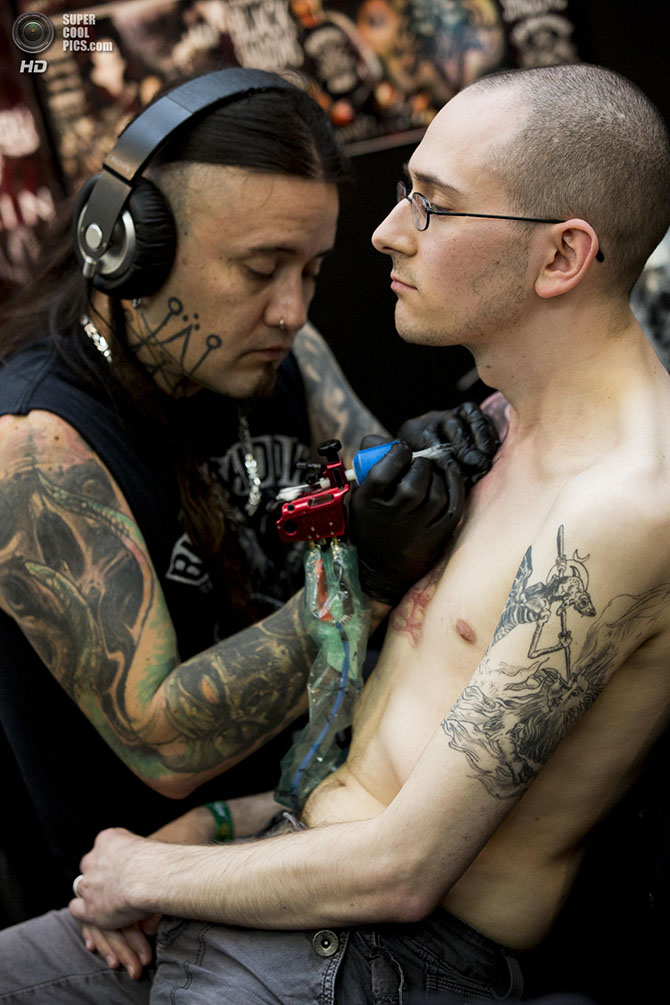 Выставка The Great British Tattoo Show в Лондоне (30 фото)