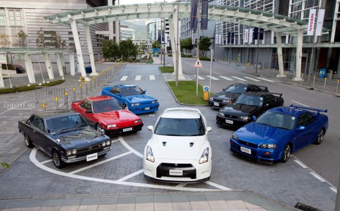 История легендарного автомобиля - Nissan Skyline (30 фото)