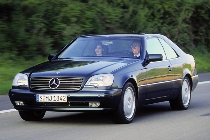  Эволюция Mercedes-Benz S-class Coupe (9 фото) 