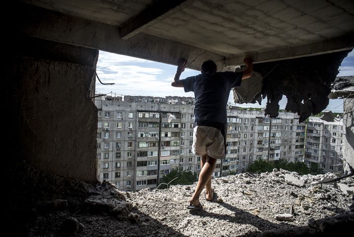 Боевые действия в Донецкой и Луганской области (24 фото)