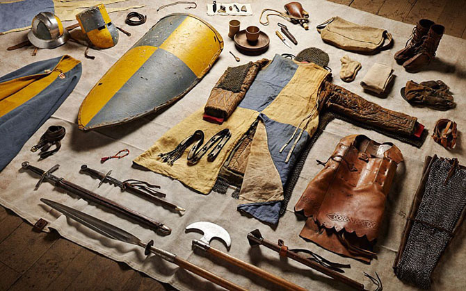 Полное боевое снаряжение британских солдат от 1066 до 2014 года (13 фото)