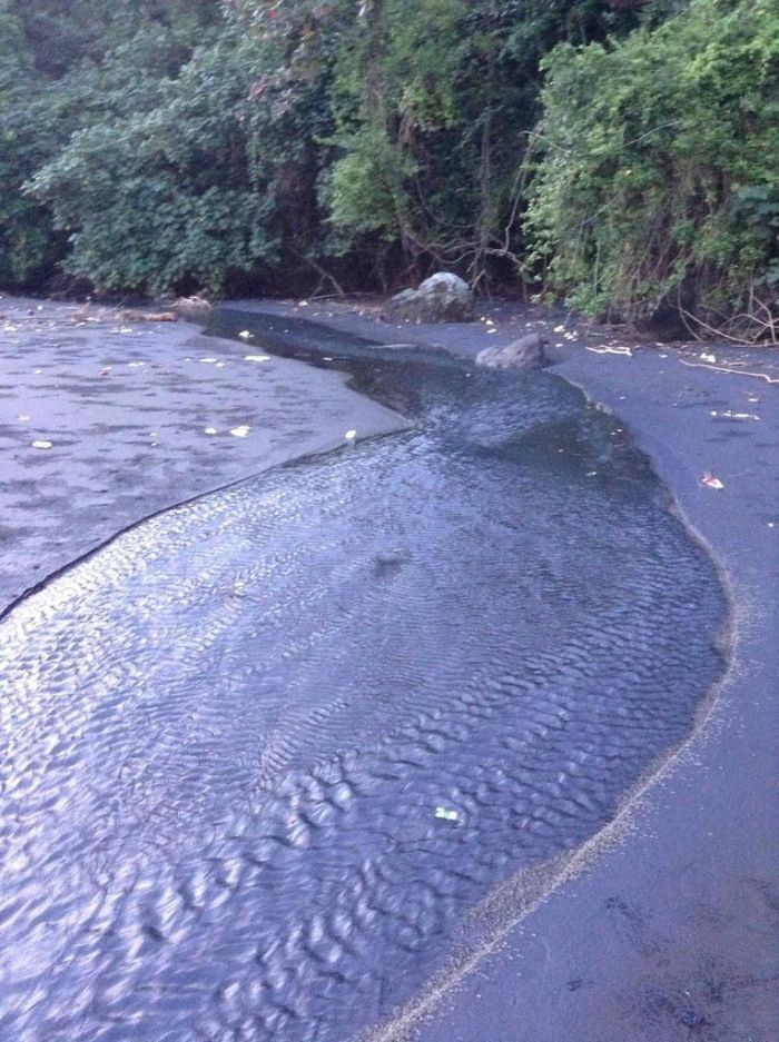  Непонятное движение в реке Индонезии (11 фото)	