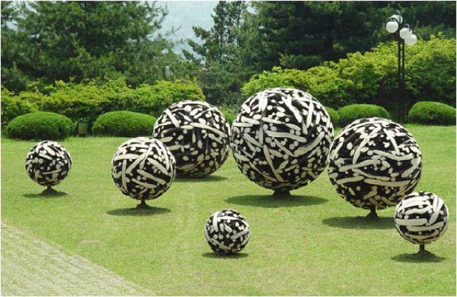 Геометрические скульптуры из дерева от Lee Jae-Hyo (20 фото) 