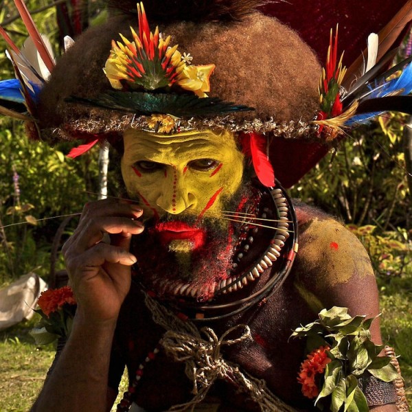 Папуасы из Новой Гвинеи (14 фото)