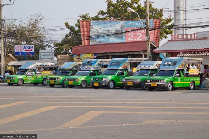 Транспорт на дорогах Таиланда (19 фото)