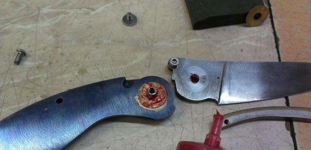 Процесс изготовления ножа и результат
