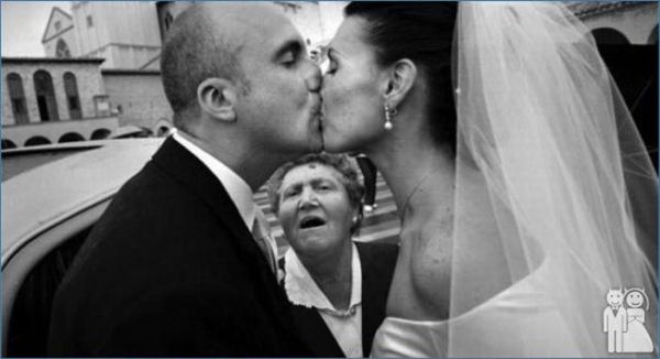 Странные и смешные свадебные фотографии (65 фото)