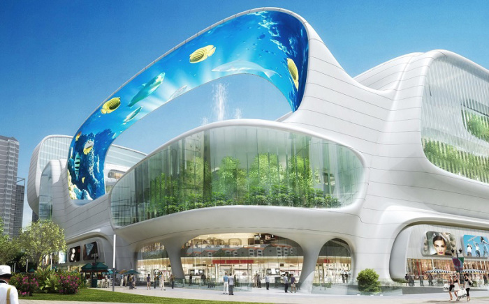 Новый торговый центр - китайская «чаша» счастья и благополучия