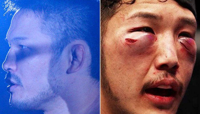 Лица бойцов UFC до и после боя (15 фото)
