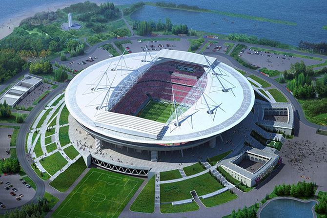 Футбольные стадионы будущего (12 фото)