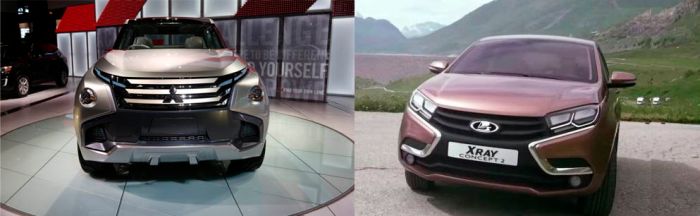 Дизайнер «АвтоВАЗа» обвиняет компанию Mitsubishi в плагиате (3 фото)