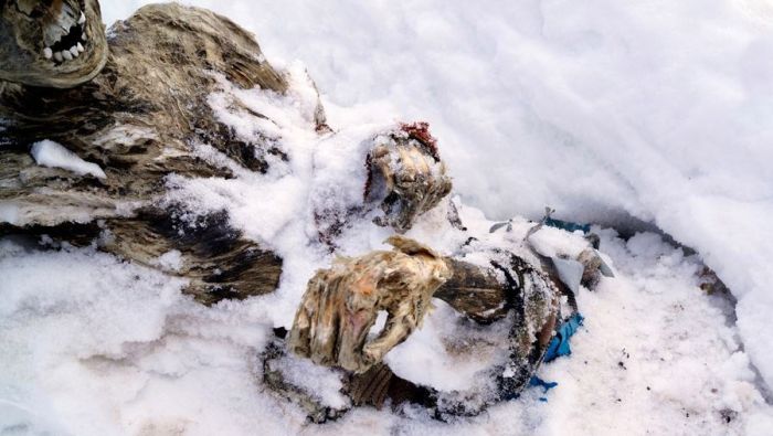 В Мексике обнаружены мумии альпинистов, пропавших без вести (10 фото)