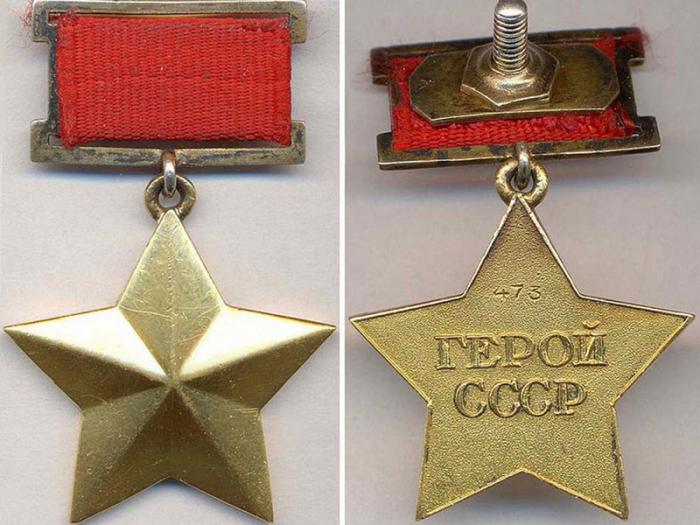 Медаль «Золотая Звезда» (4 фото)
