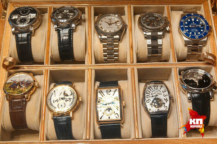 Губернатор Сахалина Александр Хорошавин собрал коллекцию часов на 2 миллиона долларов (7 фото)