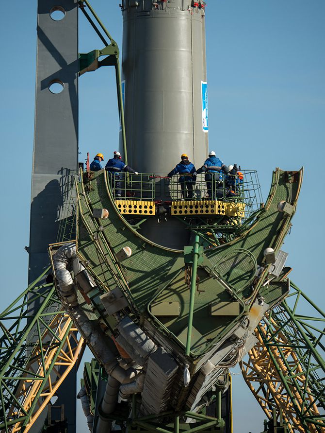 Старт космического корабля «Союз ТМА-16М» (25 фото)