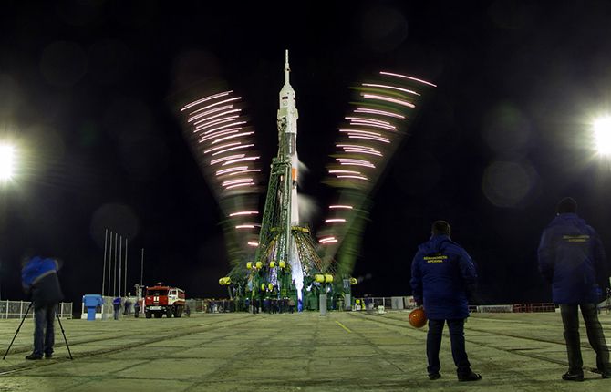 Старт космического корабля «Союз ТМА-16М» (25 фото)