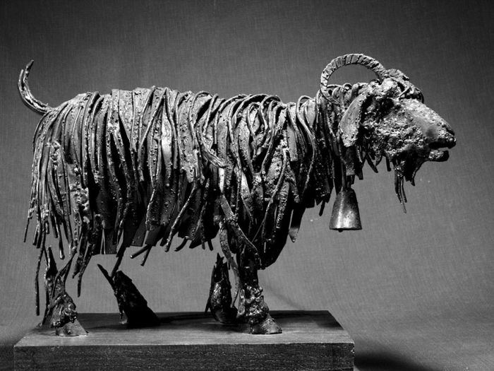 Скульптуры животных в стиле стимпанк (11 фото)