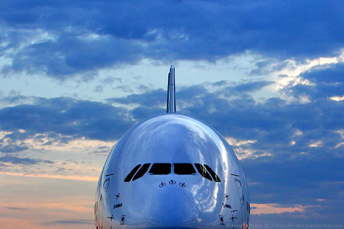 10 лет самому большому пассажирскому самолету (35 фото)