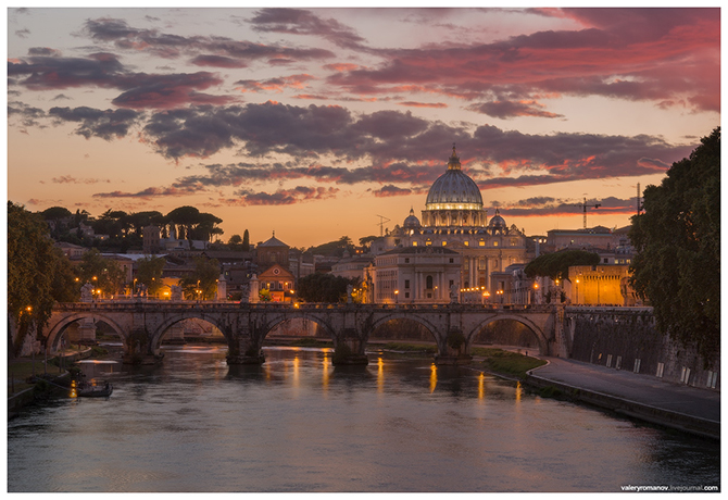Утреннее очарование Рима и Ватикан (18 фото)