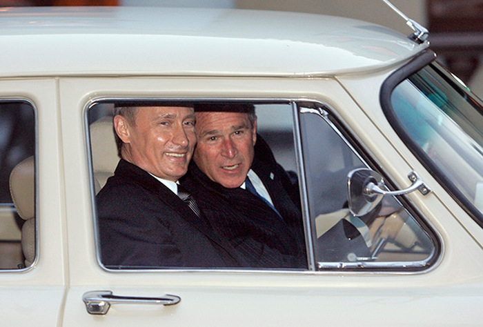 Ранние фотографии Владимира Путина и его зарубежных коллег (37 фото)