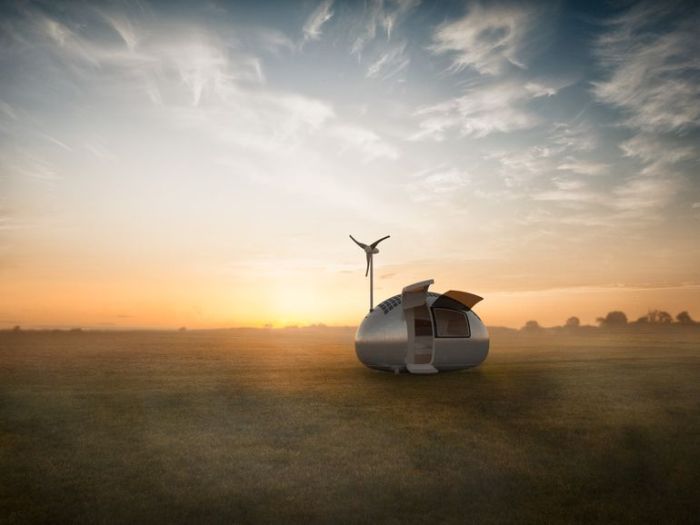 Экокапсула, как альтернатива палаткам и домам на колесах (9 фото)