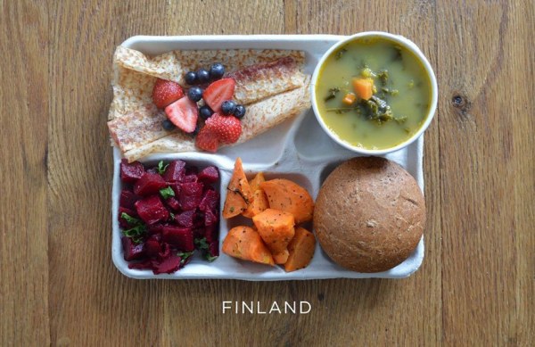 Школьные обеды в разных странах мира (9 фото)