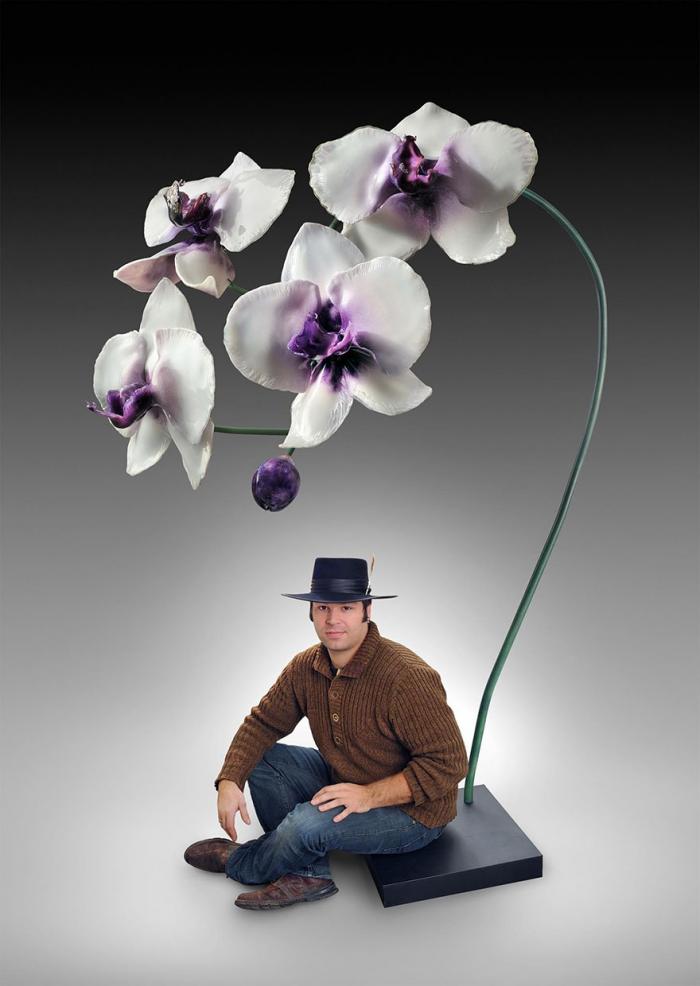 Гигантские орхидеи из стекла (16 фото)