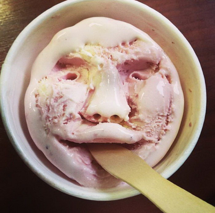 Японский художник создает лица из мороженого (16 фото)