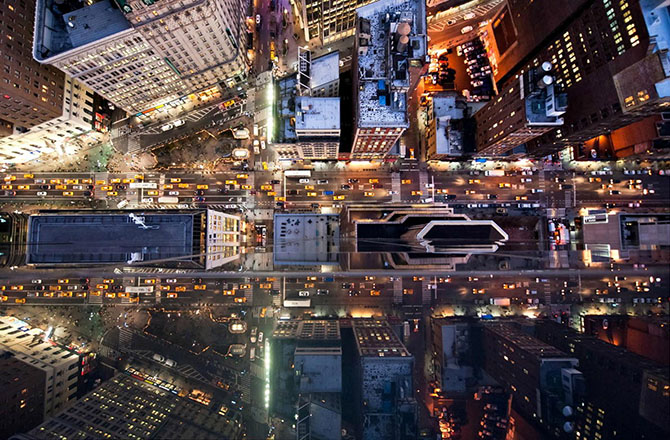 Нью-Йорк в высоты небоскреба (23 фото)