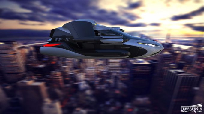 Terrafugia TF-X — беспилотный летающий автомобиль (5 фото + видео)