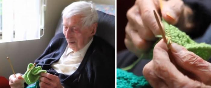 Старейший житель Австралии вяжет свитеры для пингвинов (3 фото)