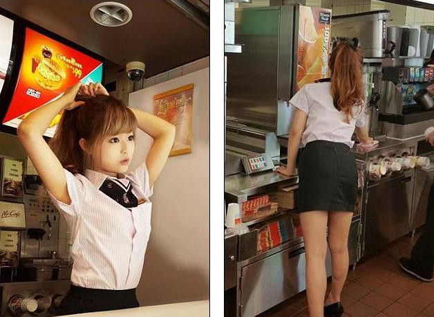 Богиня "Макдоналдса" с Тайваня стала звездой (5 фото)