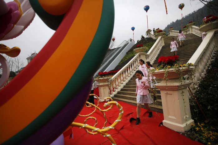 Первый тематический парк «Hello Kitty» в Китае (17 фото)