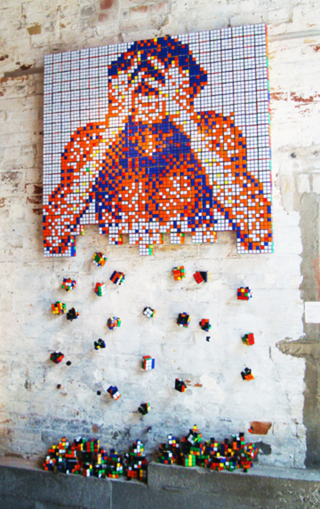 25 потрясающих мозаек из кубиков Рубика (25 фото)