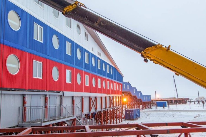 Военная база «Арктический трилистник» почти готова ! (10 фото)