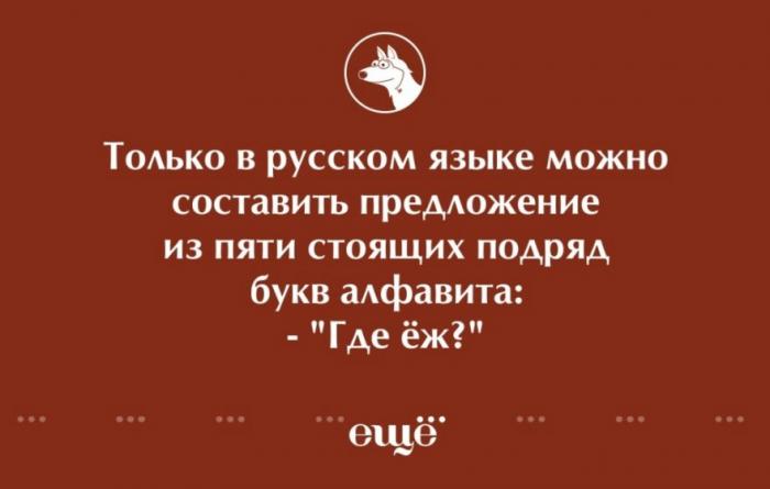 О русском языке (10 картинок)