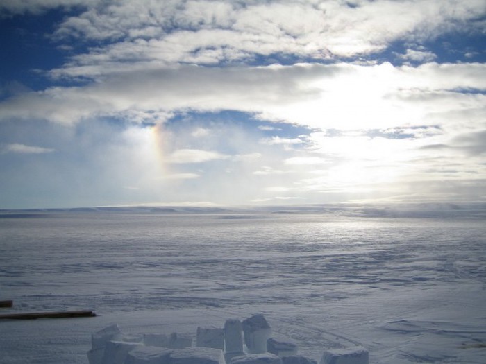 Ремонт самолета в условиях Антарктики (41 фото)