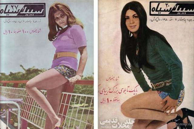 Иранские женщины 40 лет назад (13 фото)