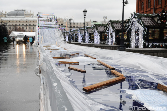 Последствия аномально теплой погоды в Москве (12 фото)