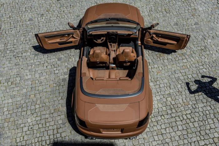  Audi S4 Cabrio в кожаном одеянии (18 фото)