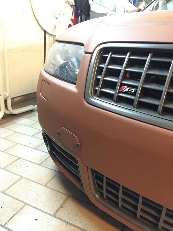  Audi S4 Cabrio в кожаном одеянии (18 фото)