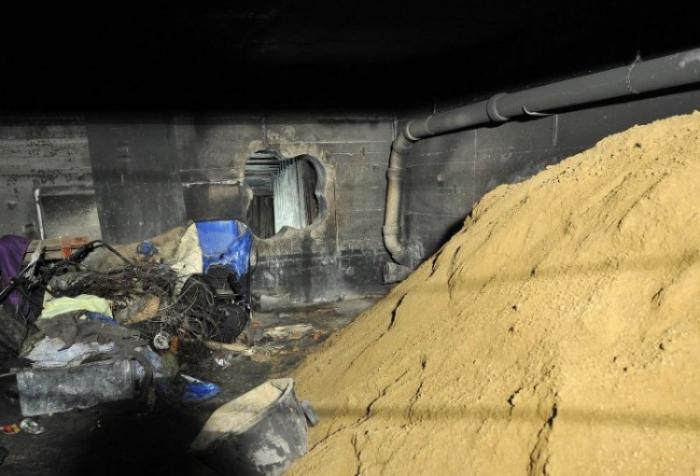 Голливудское ограбление банка - через подземный тоннель (6 фото)