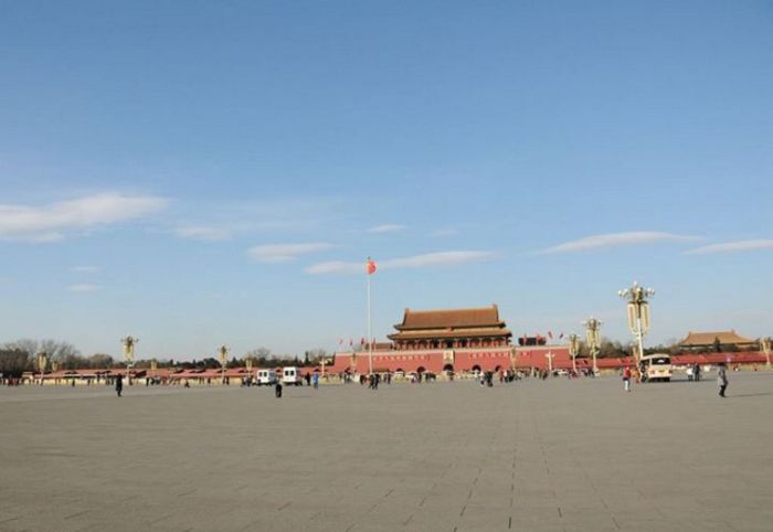 Безлюдный Пекин в канун Китайского Нового года (13 фото)