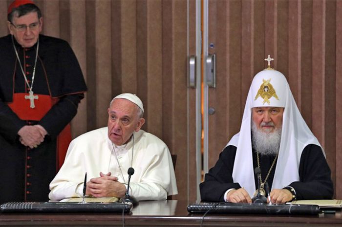 На Кубе прошла встреча глав РПЦ и Римско-Католической церкви (10 фото)