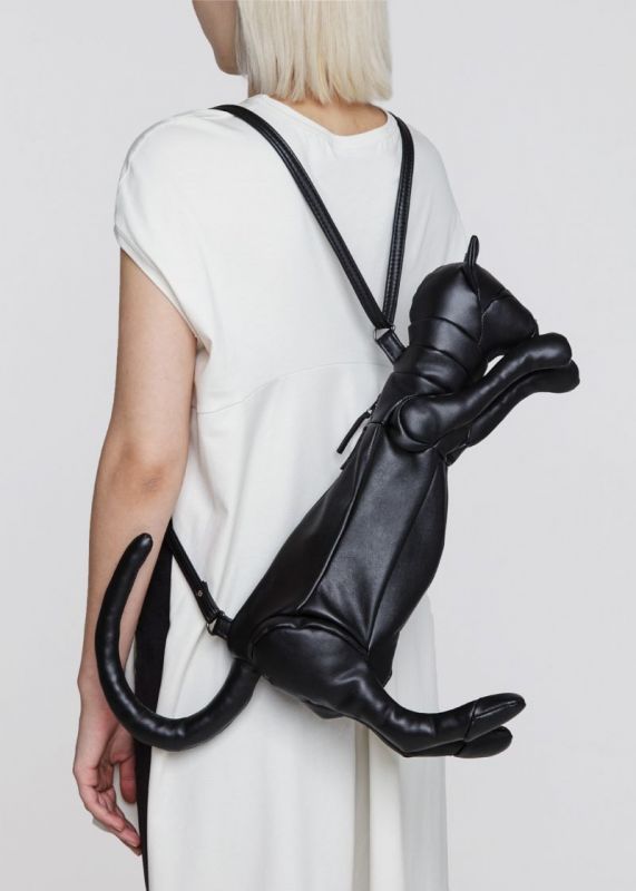 Женская сумочка, в которой удобно переносить кошку (5 фото)