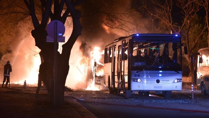 В столице Турции Анкаре совершен теракт (6 фото)