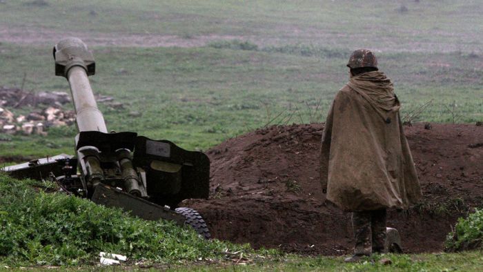 В Нагорном Карабахе возобновились боевые действия (13 фото)