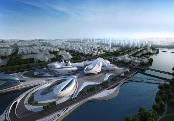 Проект фантастического культурного центра в Китае (7 фото)