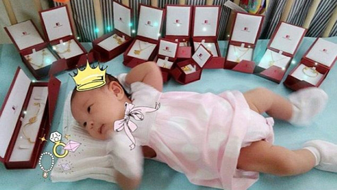 Новая мода социальных сетей— богатые младенцы (12 фото)