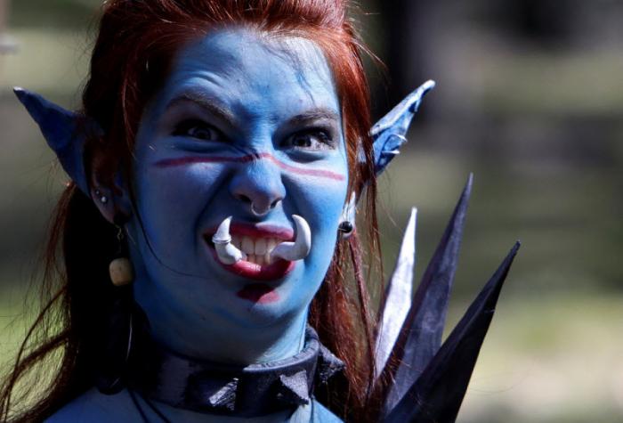 Поклонники 'World of Warcraft' собрались в чешском лесу (11 фото)